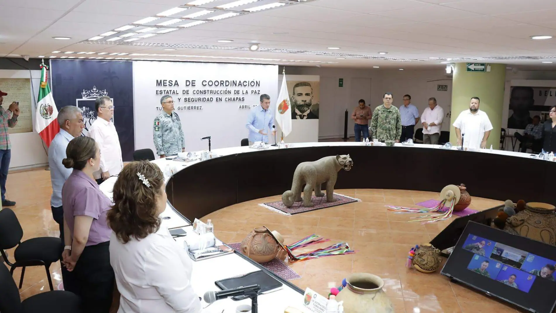 mesa de seguridad